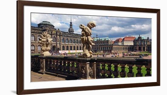 Zwinger Palace, Dresden, Saxony, Germany, Europe-Hans-Peter Merten-Framed Photographic Print