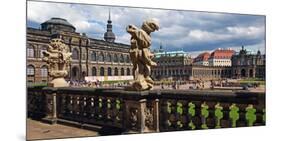 Zwinger Palace, Dresden, Saxony, Germany, Europe-Hans-Peter Merten-Mounted Photographic Print