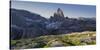 Zwšlferkofel, North Face, South Tyrol, the Dolomites Mountains, Italy-Rainer Mirau-Stretched Canvas
