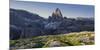 Zwšlferkofel, North Face, South Tyrol, the Dolomites Mountains, Italy-Rainer Mirau-Mounted Photographic Print