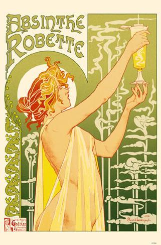 Poster: Absinthe, 17x11in.