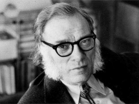 Poster: Portrait of Isaac Asimov, 24x18in.
