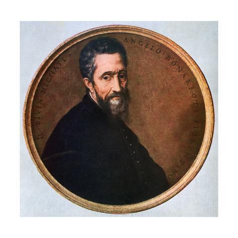 Giclee Painting: Michelangelo Buonarroti, Italian Renaissance Artist,