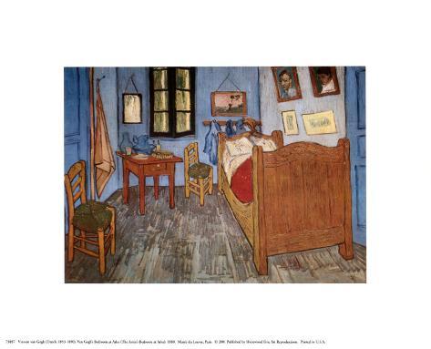 Soveværelset i arles, ca.1887 posters af vincent van gogh på ... Spisestuer selges
