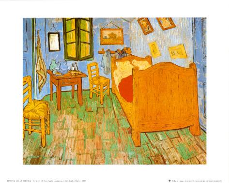 Soveværelset i arles, ca.1887 posters af vincent van gogh på ... Spisestuer selges