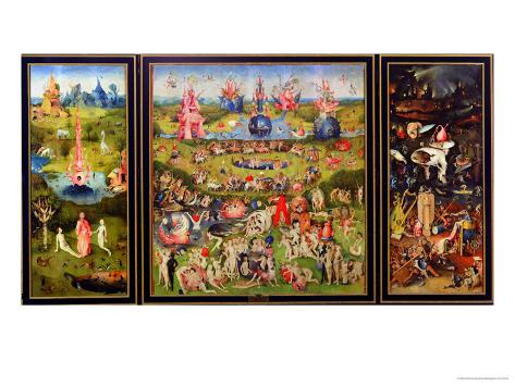 Der Garten der Lüste, The Garden of Earthly Delights, ca. 1500 Giclée