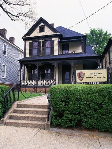 Birthplace of Martin Luther King Jr Fotografie-Druck von James Randklev