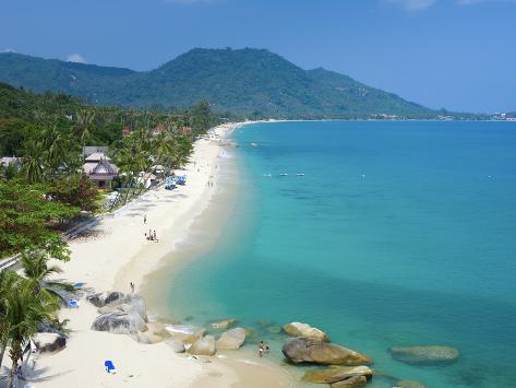 Lamai Beach Ko Samui Island Thailand Fotoprint Van Katja Kreder Lamai Beach Ko Samui Island Thailand Fotoprint