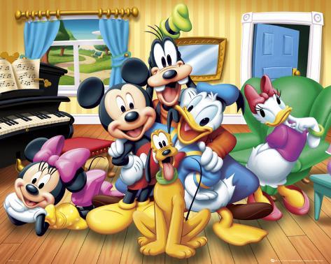 Micky Maus und Freunde Kunstdruck bei AllPosters.de