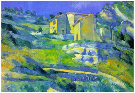 paul cezanne house in the provence art print poster_a G 8846375 0