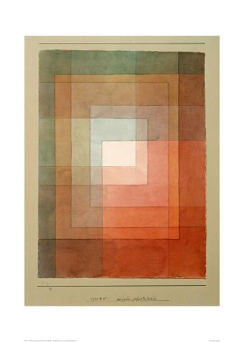 White Framed Polyphonically Gicléedruk Van Paul Klee Bij Allposters Nl White Framed Polyphonically Gicléedruk