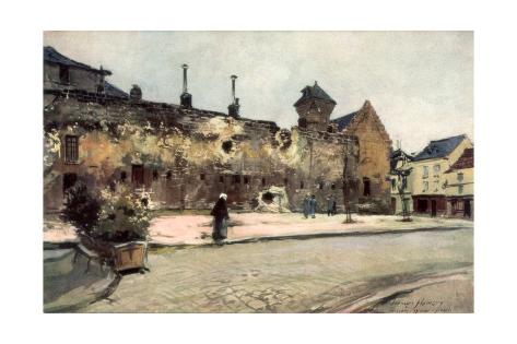 オールポスターズの フランソワ フラマン the barracks at soissons