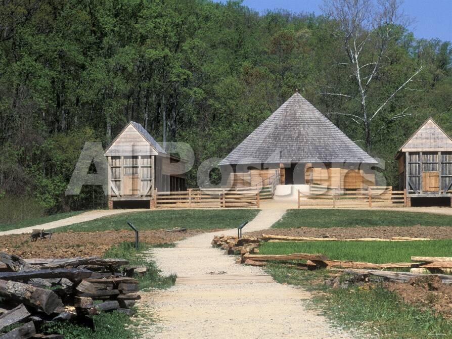 16 Sided Threshing Barn Designed By George Washington At Mount