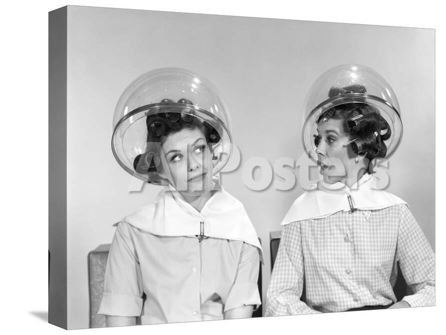 1960s Two Women Sitting Under Hairdryers Gossiping Photographic Print Allposters Com 1960s Two Women Sitting Under Hairdryers Gossiping Photographic Print Allposters Com