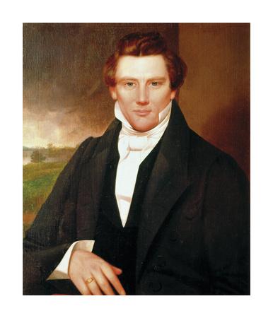 'Portrait of Joseph Smith' Premium Giclee Print - 19th Century American ...