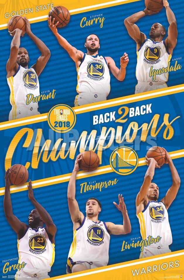 2018 nba finals golden state warriors champions posters at