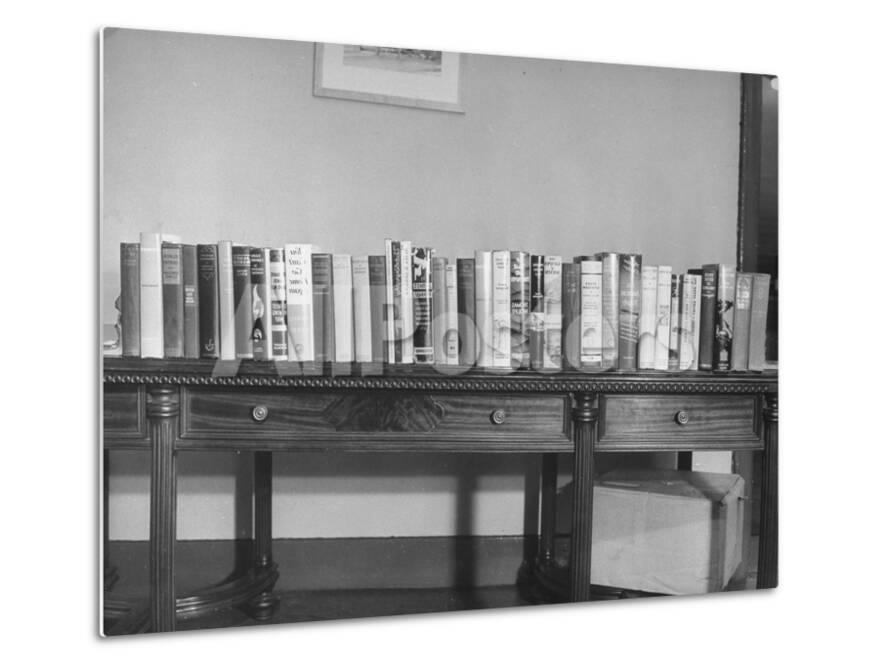 A Group Of Hardback Books Lined Up On A Shelf Photographic Print Allposters Com A Group Of Hardback Books Lined Up On A Shelf Photographic Print Allposters Com