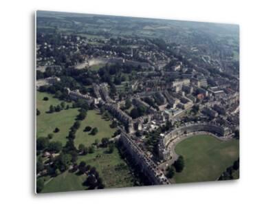 'Aerial View of Bath, Including the Royal Crescent, Avon (Somerset