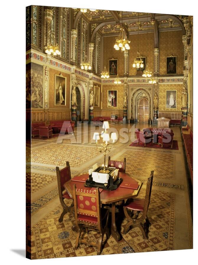 Royal Gallery Houses Of Parliament Westminster London England