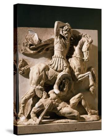 'Alexander the Great, Metope, 3rd century BC Greek' Photographic Print