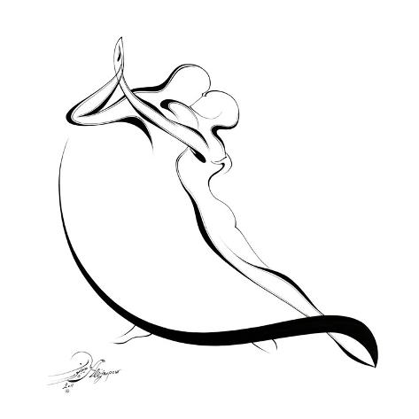 Dancing Couple VI Print by Alijan Alijanpour - at AllPosters.com.au