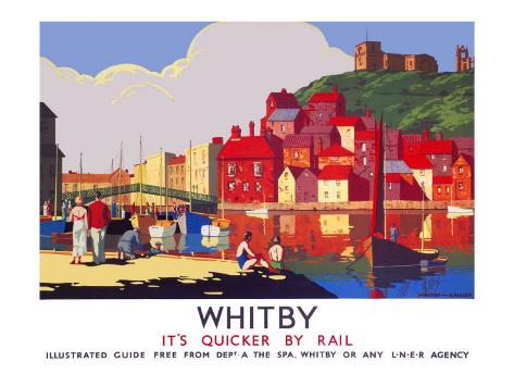 Whitby: Its Quicker by Rail Giclee Print - Alo (Charles 