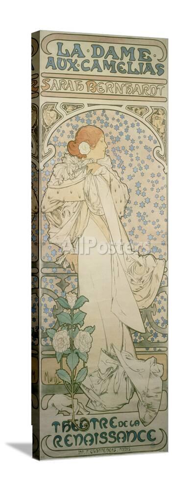 La Dame Aux Camelias With Sarah Bernhardt Poster For The Theatre De La Renaissance 16 Giclee Print Alphonse Mucha Allposters Com