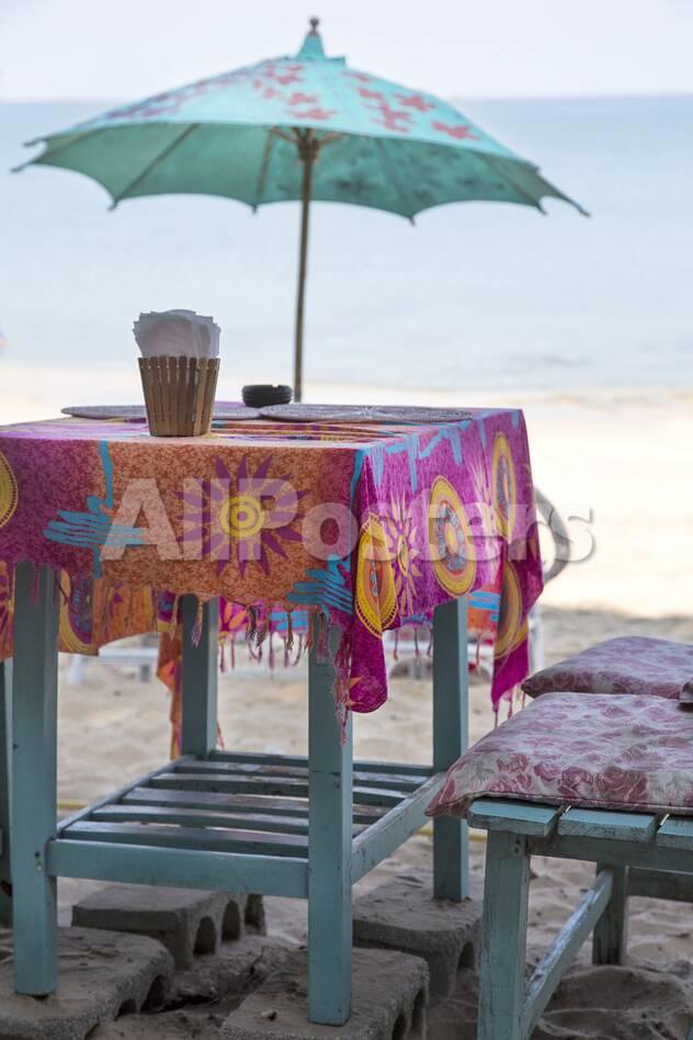 Piece Of Furniture Screen Brightly Beach Bar Thailand Piece Of Furniture Screen Brightly Beach Bar Thailand Photographic Print By Andrea Haase At Allposters