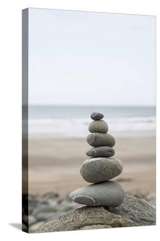 Stone Tower Balance Pebble Stones Beach Photographic Print By Stone Tower Balance Pebble Stones Beach