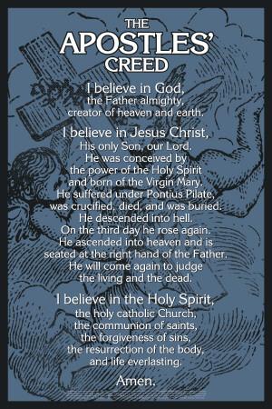'Apostles' Creed' Posters - | AllPosters.com