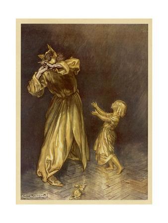 'King Midas, Daughter, Gold' Giclee Print - Arthur Rackham | AllPosters.com