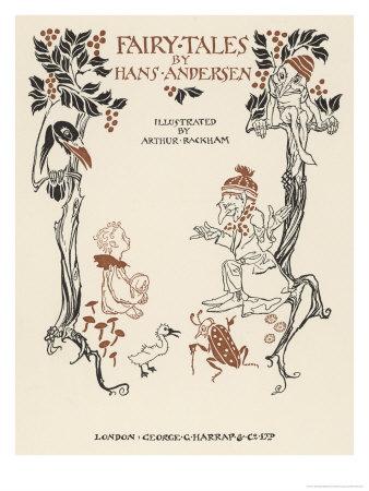 'Rackham's Title Page to an Illustrated Edition of Andersen's Fairy ...