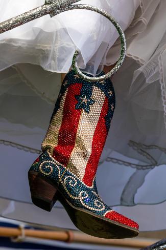 red white blue cowboy boots