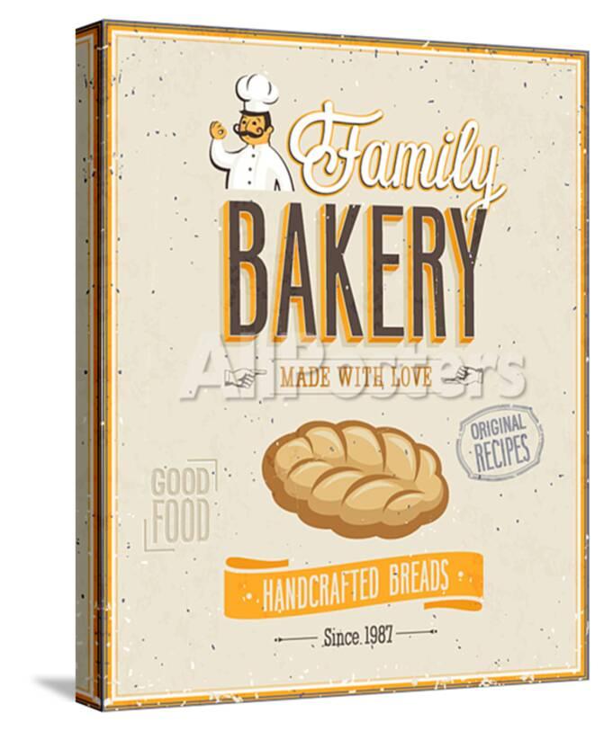 Vintage Bakery Poster