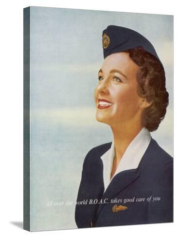 B.O.A.C Air Stewardess 1956 Photographic Print - AllPosters.co.uk