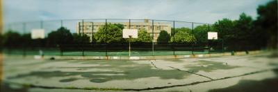 Basketball Court in Public Park, Mccarran Park, Greenpoint ...