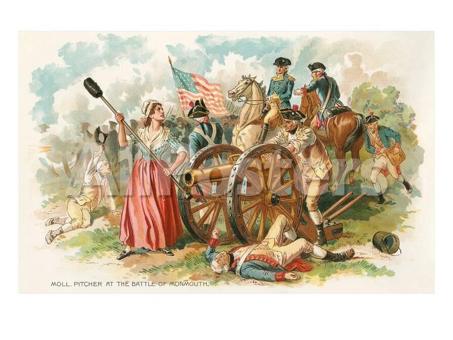 battle of monmouth molly pitcher art at allposters com