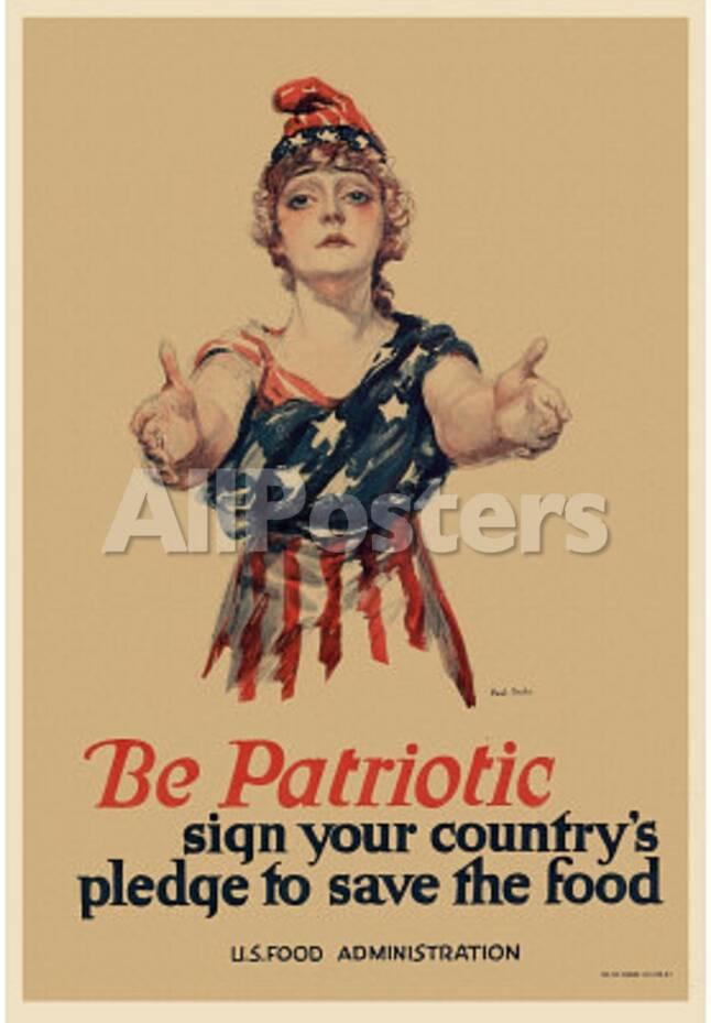 Be Patriotic Sign Your Country S Pledge To Save The Food Wwi War