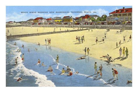 Beach Savannah Georgia Posters Allposters Ca Beach Savannah Georgia