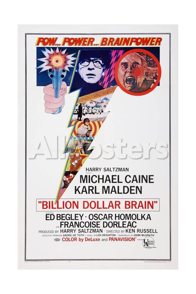 オールポスターズの billion dollar brain michael caine ed begley