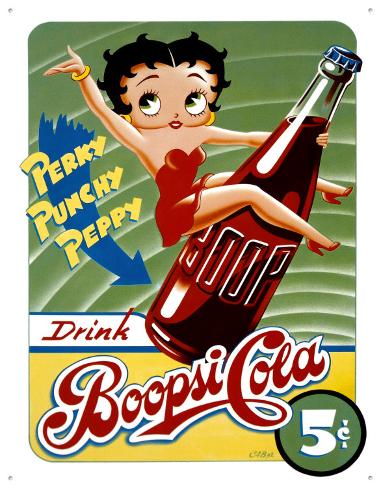 Boopsie Cola Tin Sign Allposters Com