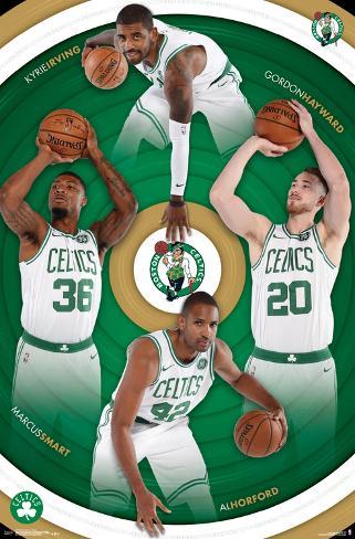 Kyrie Irving Celtics Poster