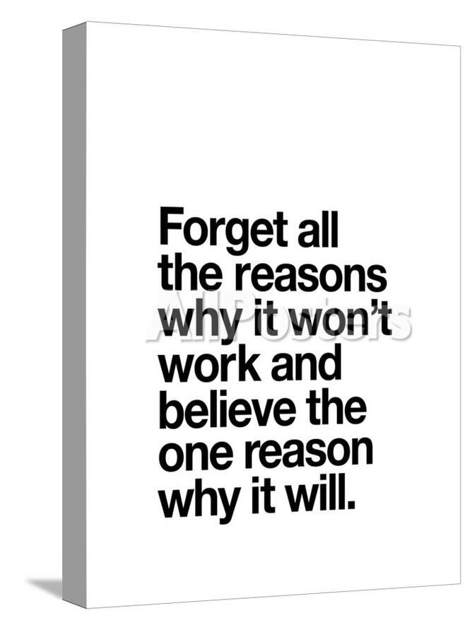 オールポスターズの brett wilson forget all the reasons why it wont