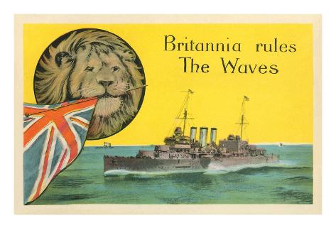 Britannia Rules The Waves Battleship Posters At Allposters Com
