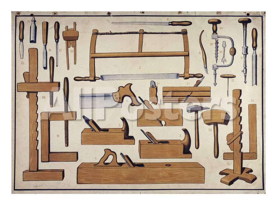 Cabinet Maker S Tools C 1890 Giclee Print At Allposters Com