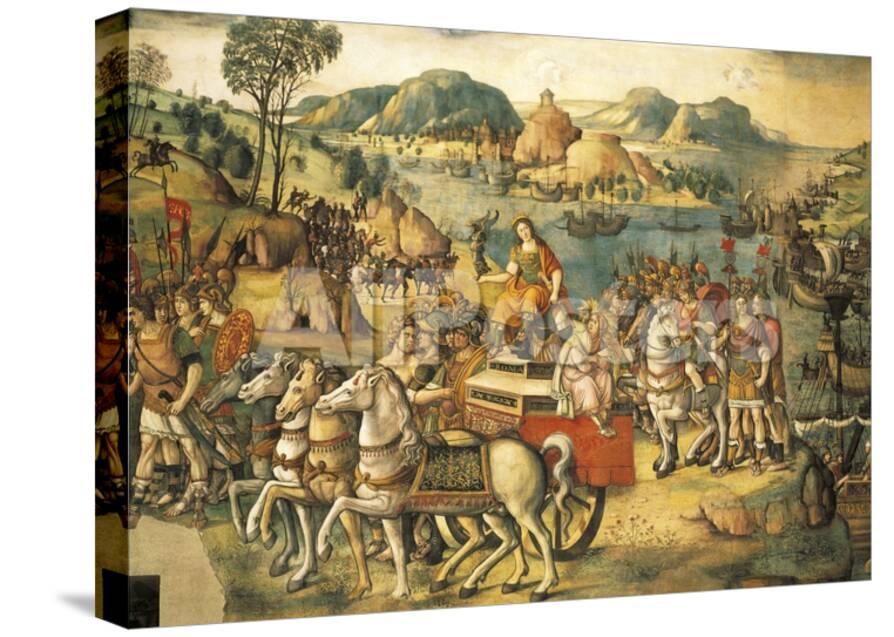 Caio Duilio And Rome S Triumph Over Sicily After Battle Of Milazzo 260 Jacopo Ripanda Giclee Print Allposters Com