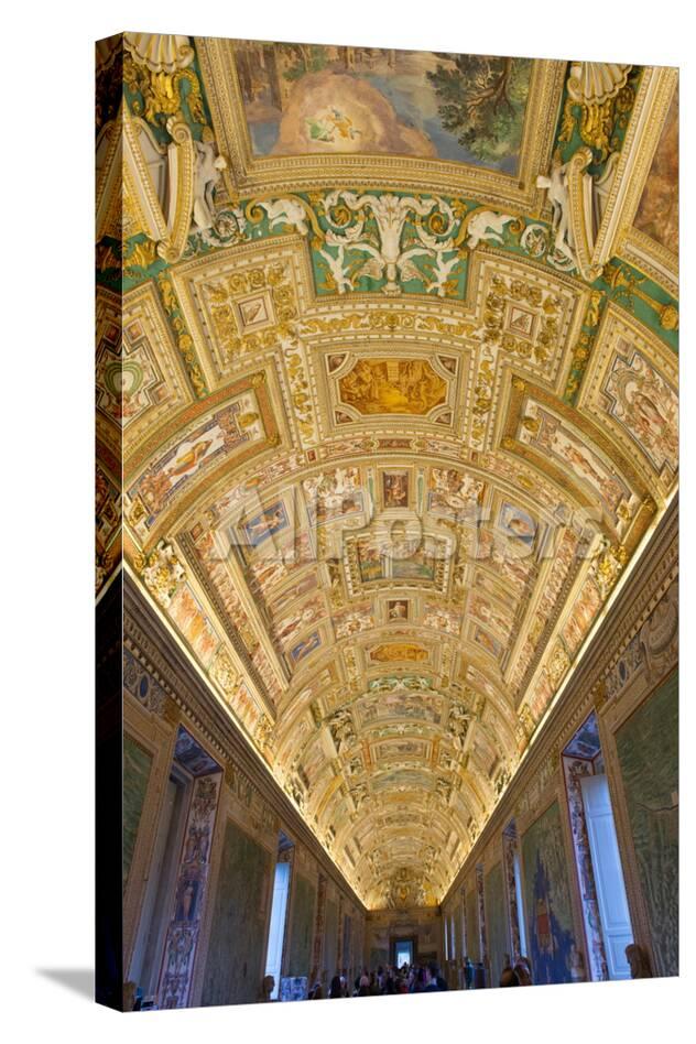 Frescoes On The Ceiling Of The Gallery Of The Maps Vatican