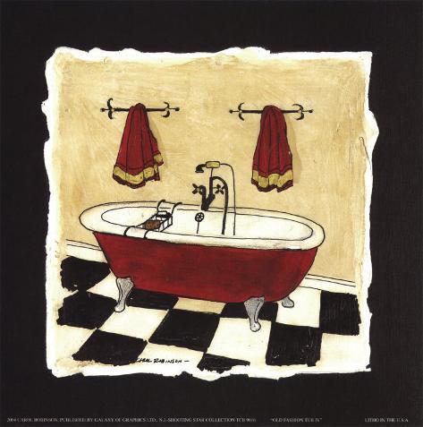Antica vasca da bagno IV Stampe di Carol Robinson su AllPosters.it Antica vasca da bagno IV Stampe di Carol Robinson su AllPosters.it
