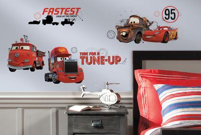 Cars - Friends to the Finish Peel and Stick Wall Decals ...