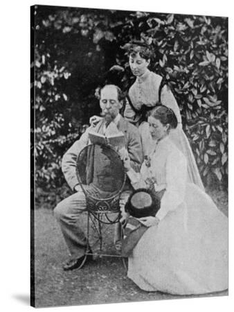 Charles Dickens English Writer At His Home At Gadshill In